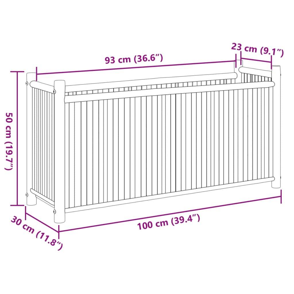 Jardiniere plastique  Besir Naturel  100 X 30 X 50 cm  1-personnes - P87211N - Image 8