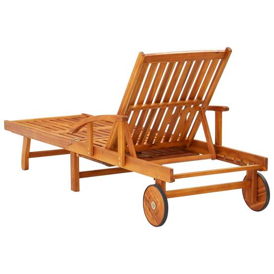 ComfortXL - Transat Extérieur Acacia Table & Coussin Vert Terrasse 200cm – ComfortXL Outdoor Living - Image 4