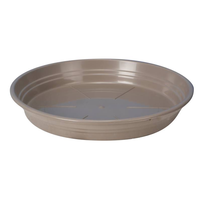 Riviera - Soucoupe Ronde D12,5cm - H2,5cm - Taupe - Fabrication Française - Image 1