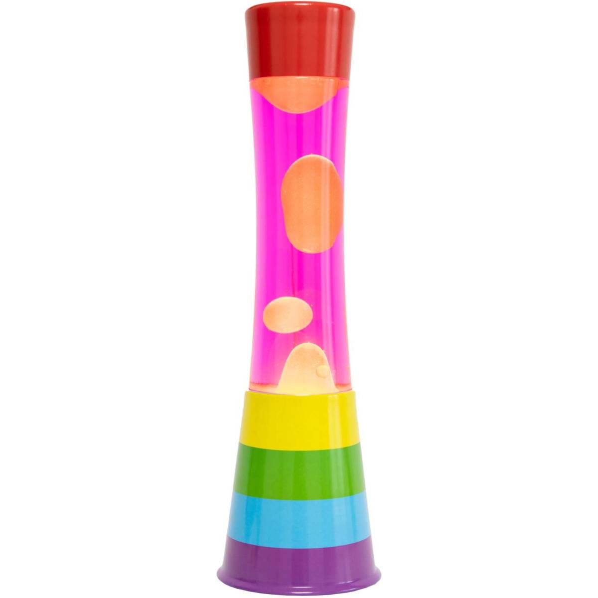 Fisura - Lampe à poser en métal et verre Lave Arc en ciel / Fuchsia Fisura - Imagen 1