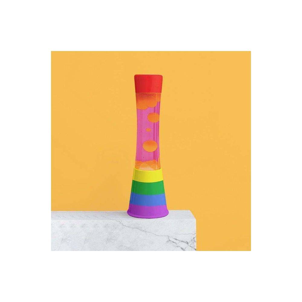Fisura - Lampe à poser en métal et verre Lave Arc en ciel / Fuchsia Fisura - Imagen 2