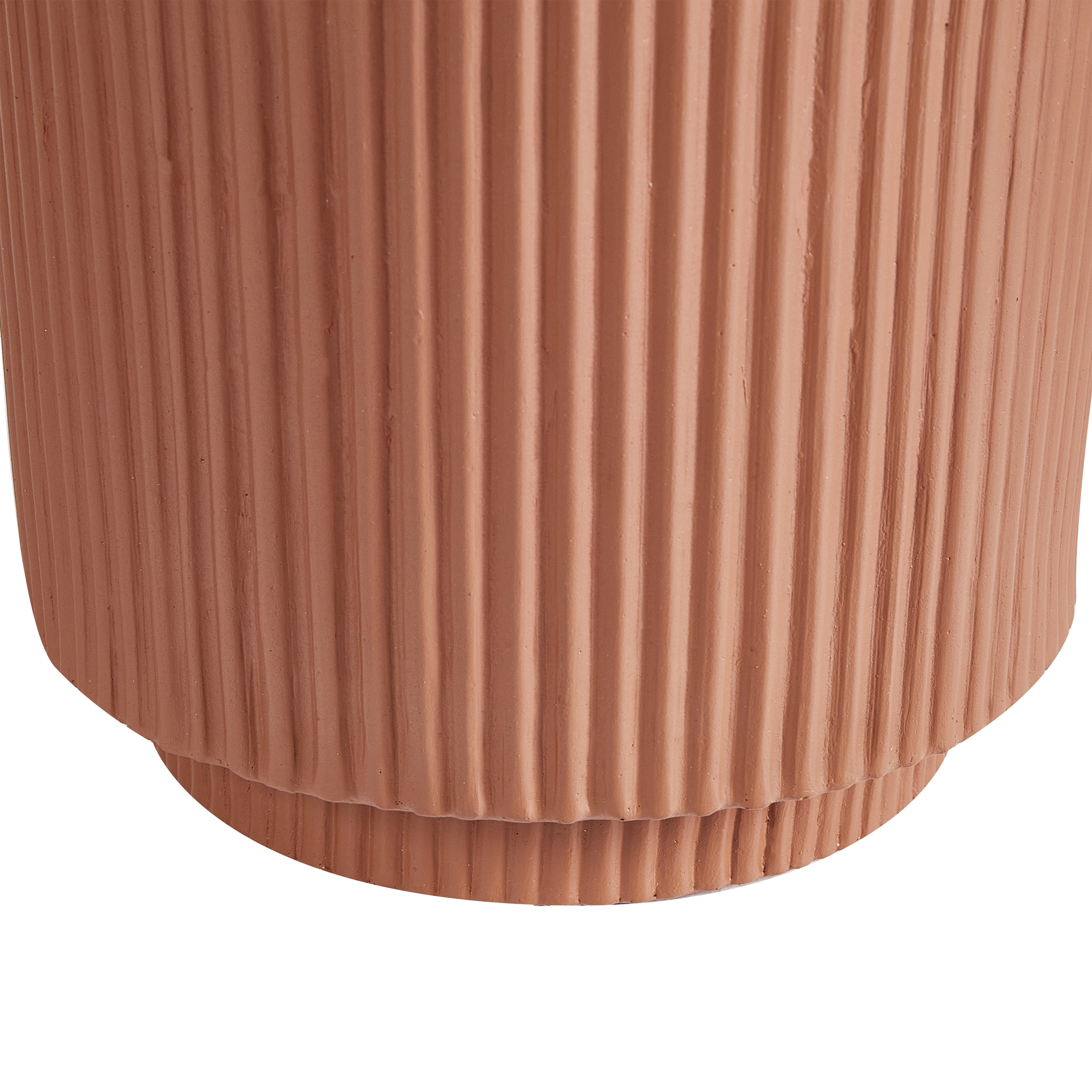 Beliani - Cache-pot d'extérieur Fibre d'argile Marron doré DARIA Beliani - Imagen 5