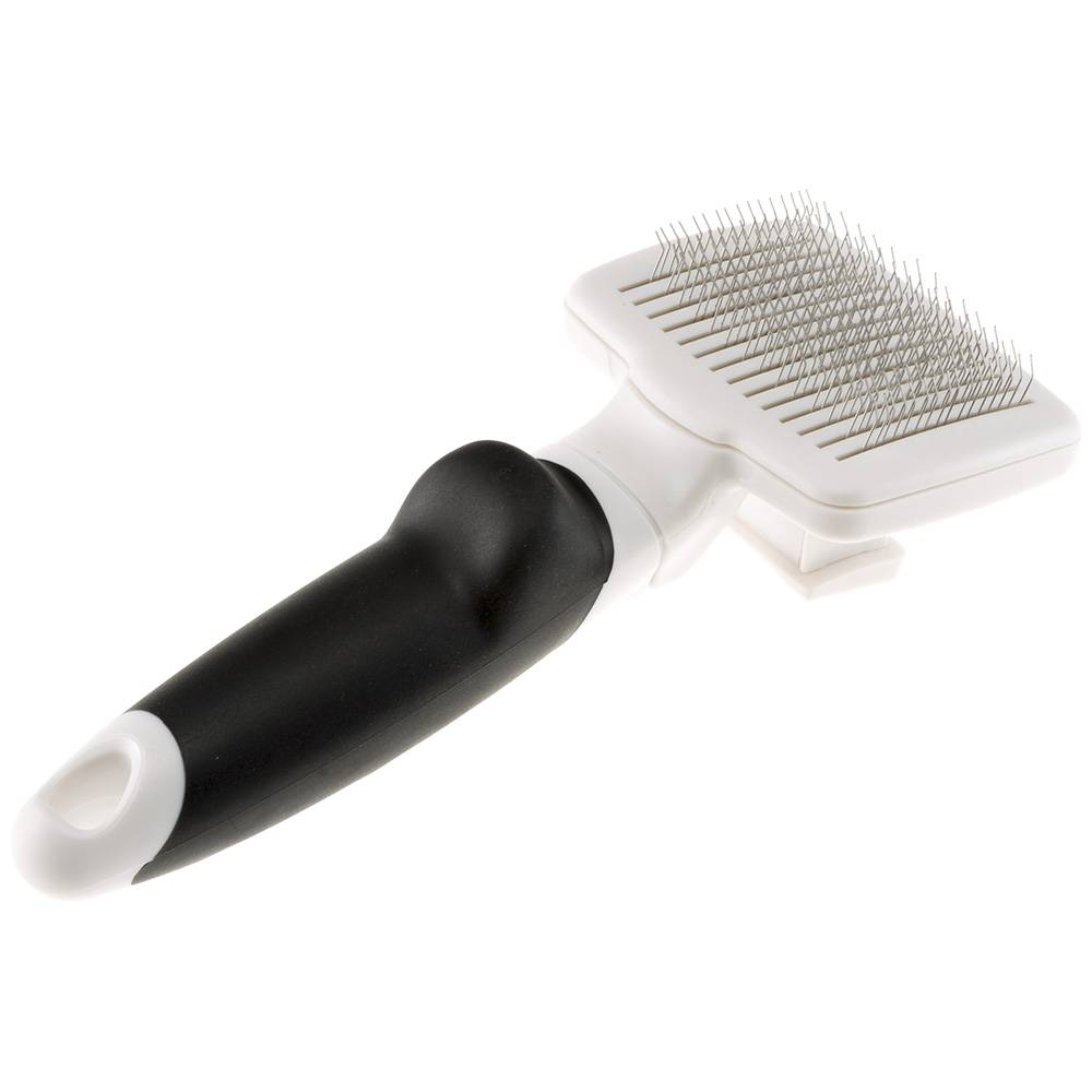 Ferplast - Carde pour Chiens et Chats GRO 5767, Taille XS, Brosse, Soin du Sous-poil, pour Poil Moyen et Long - Image 1