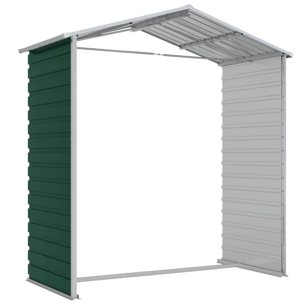 Vidaxl - Abri de jardin vert 191x130x198 cm acier galvanisé vidaXL 3188231 - Image 8