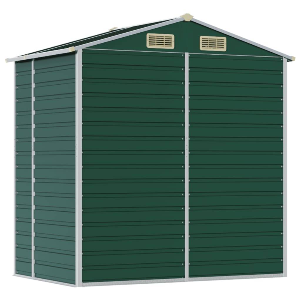 Vidaxl - Abri de jardin vert 191x130x198 cm acier galvanisé vidaXL 3188231 - Image 9