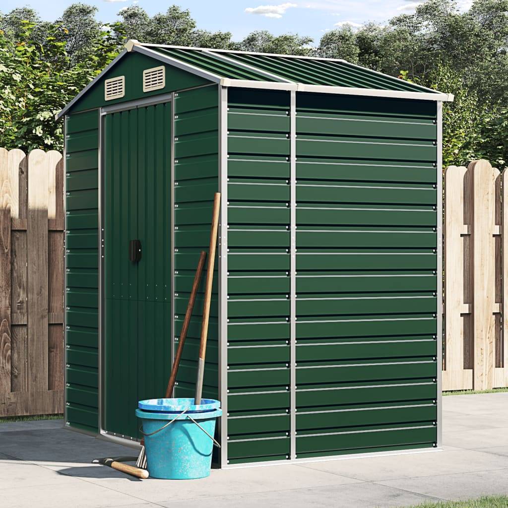 Vidaxl - Abri de jardin vert 191x130x198 cm acier galvanisé vidaXL 3188231 - Image 1