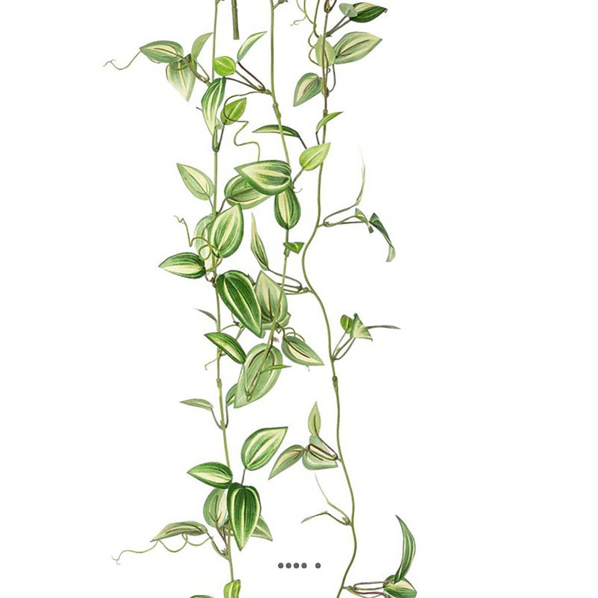 Jolie chute de tradescantia artificiel L 102 cm verte - Image 3