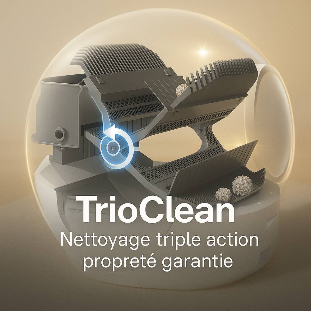 Litière autonettoyante connectée - maison de toilette pour chat eziclean® CATBOT K10i - Image 6