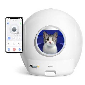 Litière autonettoyante connectée - maison de toilette pour chat eziclean® CATBOT K10i