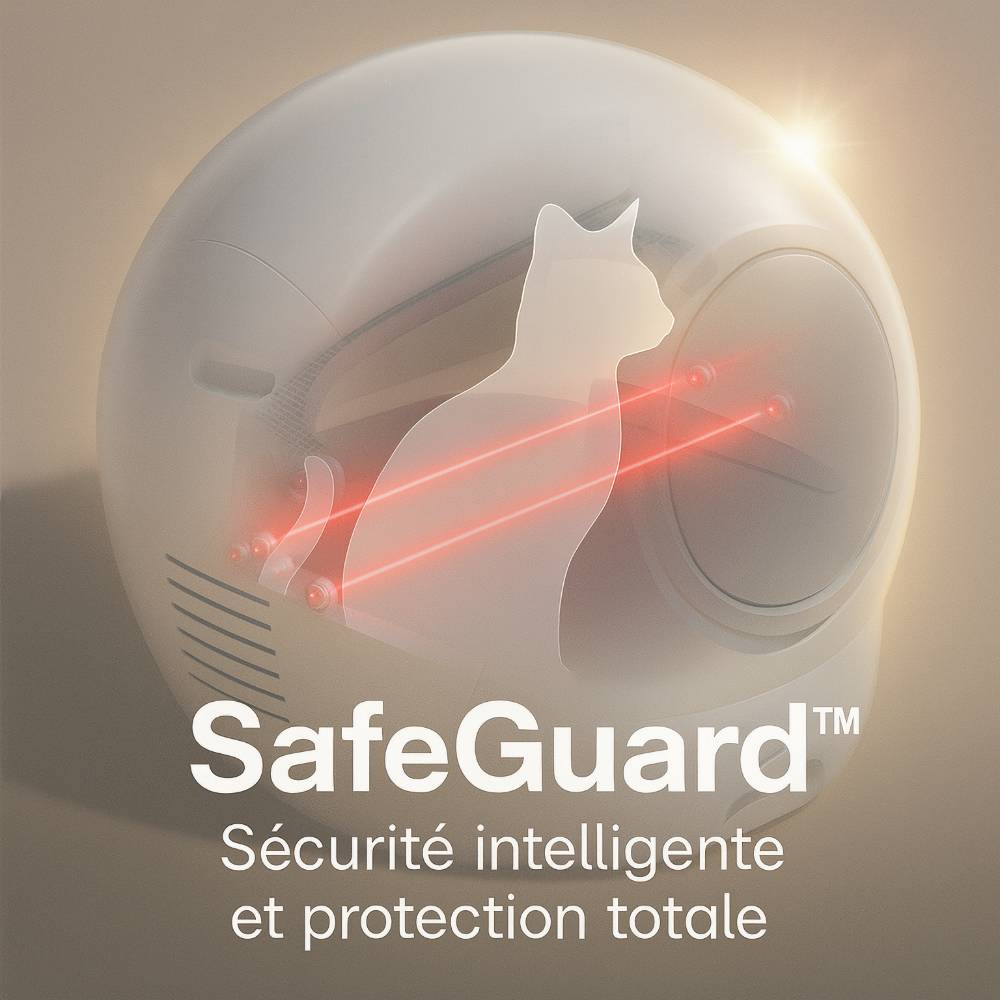 Litière autonettoyante connectée - maison de toilette pour chat eziclean® CATBOT K10i - Image 7