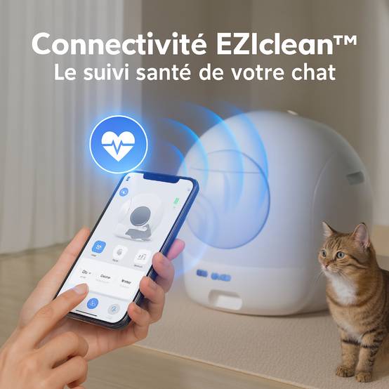 Litière autonettoyante connectée - maison de toilette pour chat eziclean® CATBOT K10i - Image 5