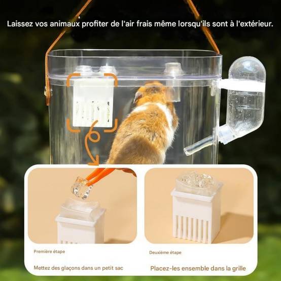 Cage de transport pour hamster et autres rongeurs DtopbuyAge - Image 2