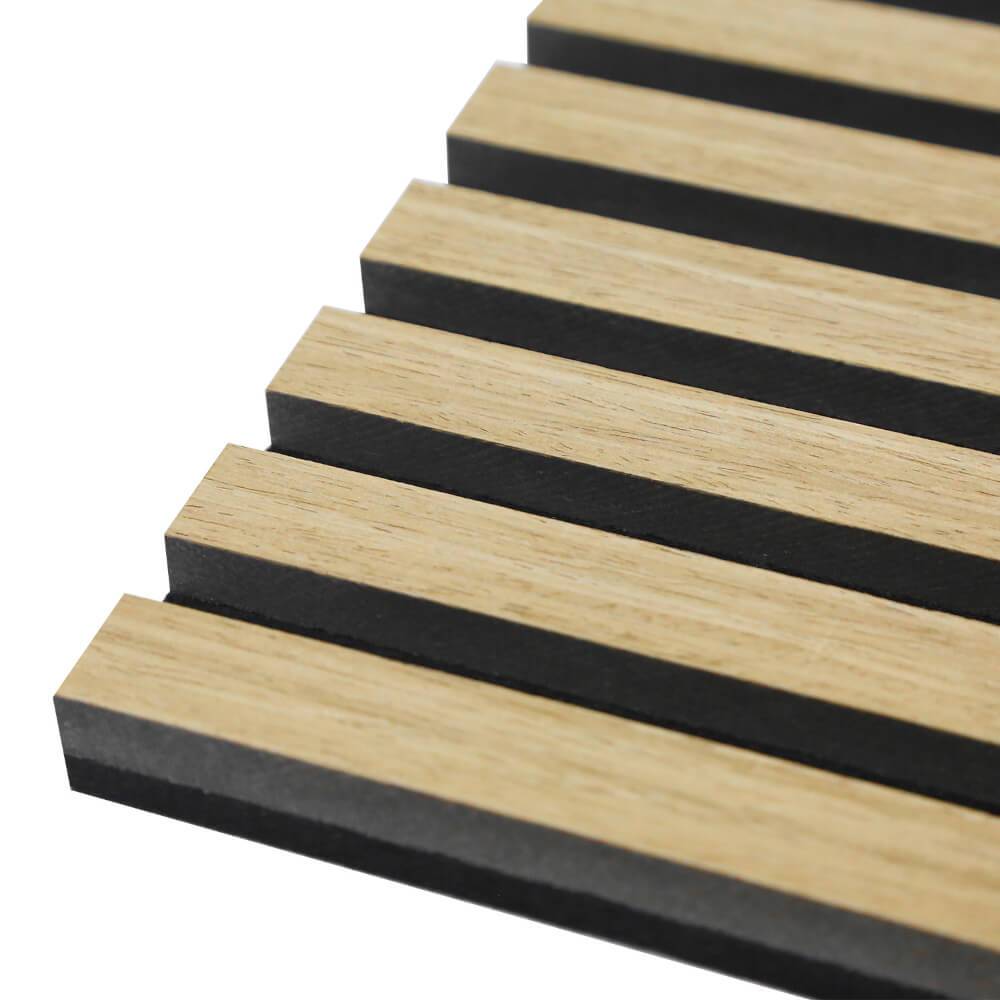 Home Deluxe - HOME DELUXE - Panneau acoustique SONIC Oiled Oak - 12 panneaux, bois MDF, feutre polyester, pouvant être placés les uns au-dessus des autres et les - Image 10