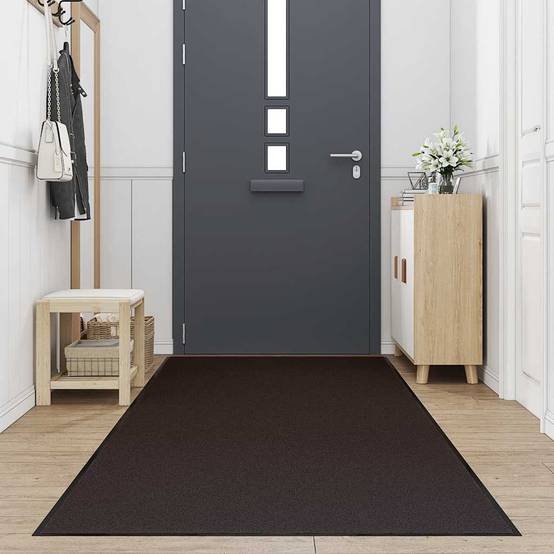 Tapis de Passage Intensif Absorbant en Polypropylène avec Support PVC Marron 115x400 cm – ComfortXL Outdoor Living - Image 2