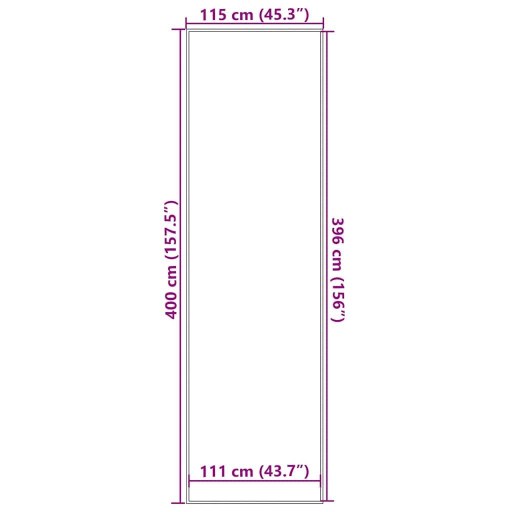 Tapis de Passage Intensif Absorbant en Polypropylène avec Support PVC Marron 115x400 cm – ComfortXL Outdoor Living - Image 7