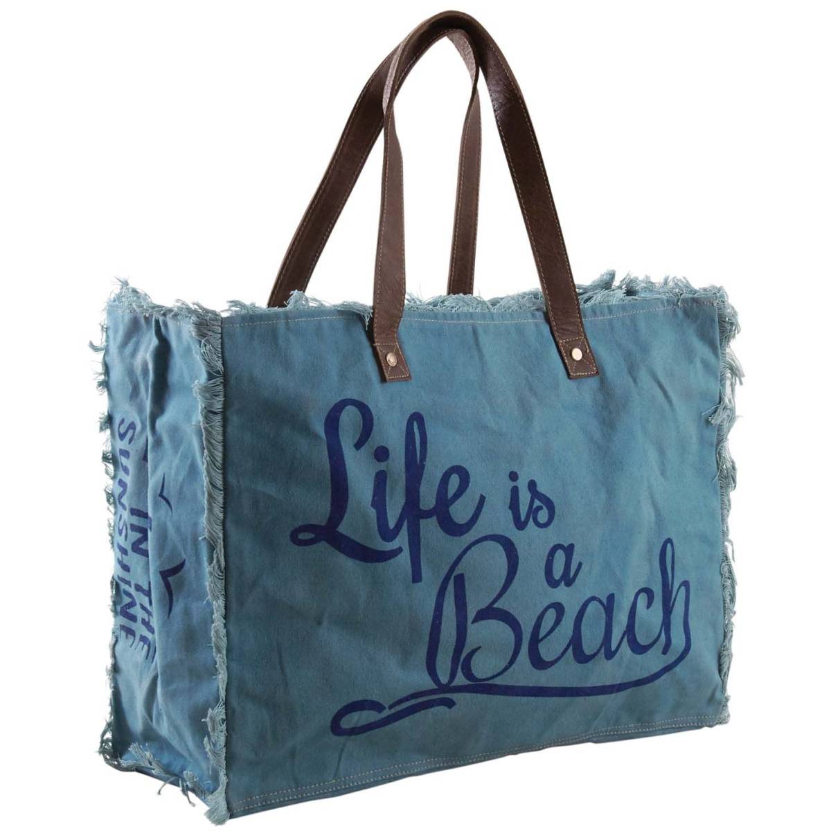 Aubry Gaspard - Sac en coton décor Life is a beach