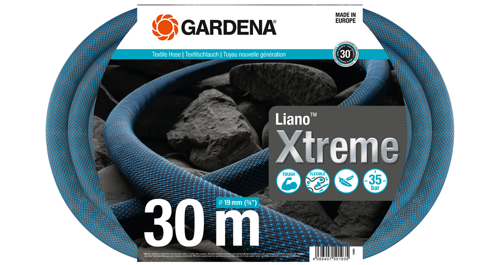Gardena - Tuyau Textile Hose Liano Xtreme 19 mm (3/4') - 30 m - GARDENA - 18484-20 - Image 1