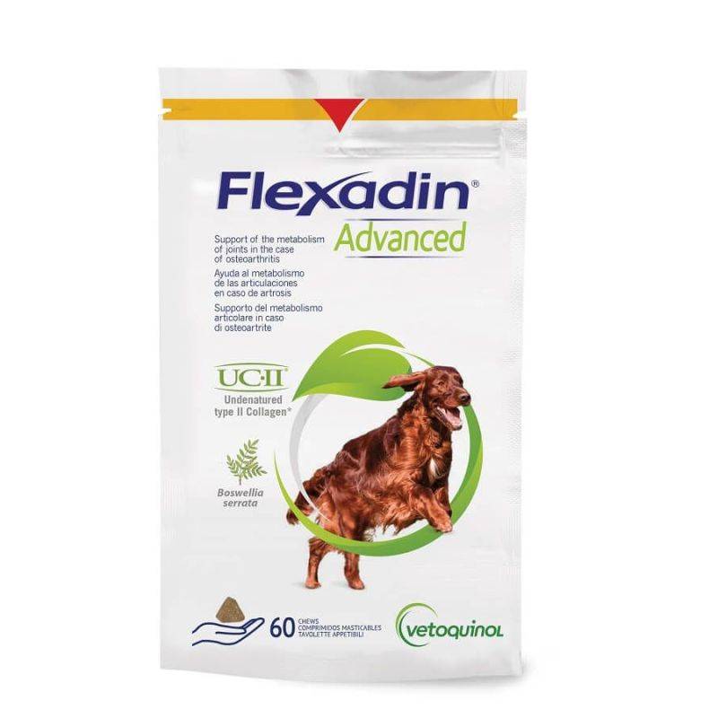 FLEXADIN ADVANCED BOSWELIA CHIEN - VETOQUINOL 30 bouchées - Imagen 1
