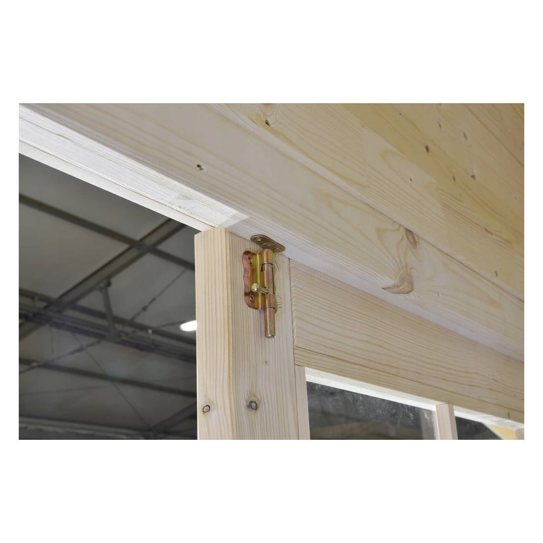 Altanka - Abri de jardin en bois - 11.7m2 - 3.9x3m - Ep. 34mm - Couleur: naturel - DOM561 - ALTANKA - Imagen 8