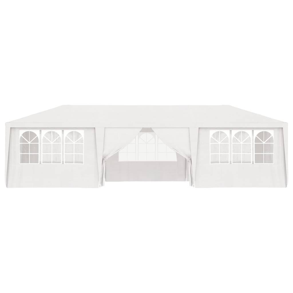 Maison Chic - Tonnelle de jardin - Tente de réception avec parois latérales 4x9 m Blanc 90 g/m² - Meuble Pro - Imagen 3