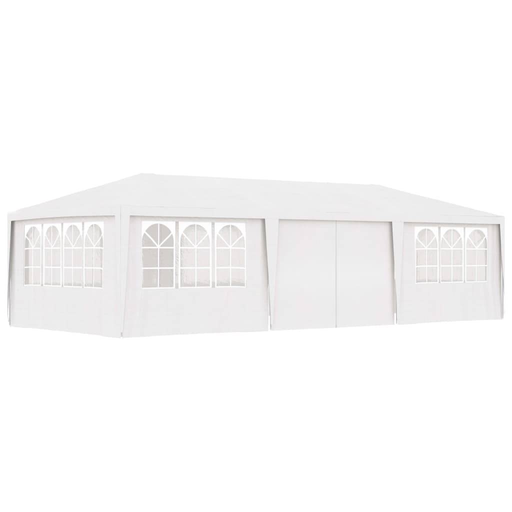 Maison Chic - Tonnelle de jardin - Tente de réception avec parois latérales 4x9 m Blanc 90 g/m² - Meuble Pro - Imagen 2