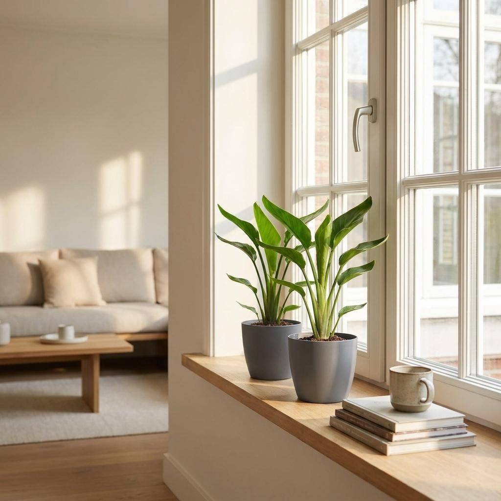 Strelitzia Reginea - Oiseau de paradis - Pot de 12cm - 1 plante - Gris - Plantes d'intérieur - Image 3