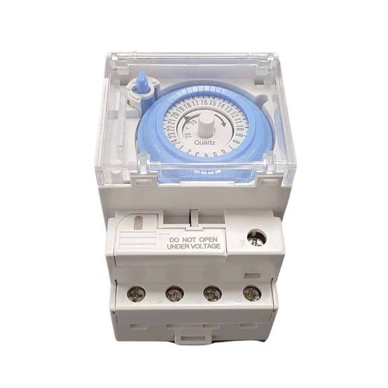 Horloge Piscine Modulaire Pour Coffret Electrique - Programmateur Spécial Piscine - Montage Sur Rail - Image 2