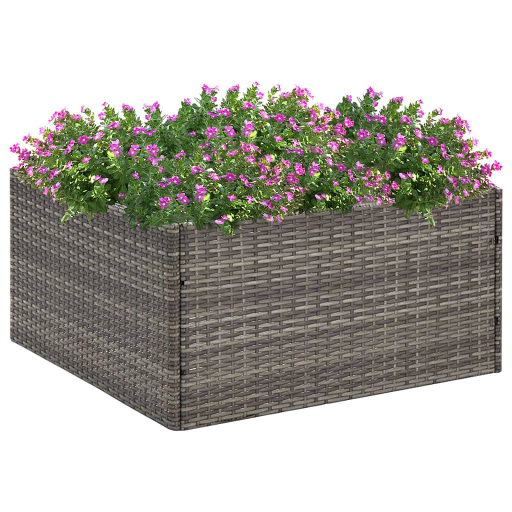 Prolenta Premium - Jardinière rotin gris 80 x 80 x 40 cm - Prolenta premium p351.6 - Image 2