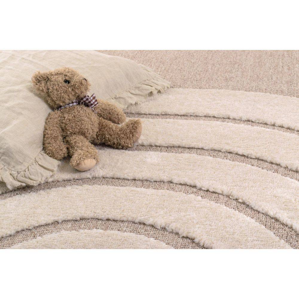 Jardindeco - Tapis intérieur en polyester Fantine arc en ciel 150 x 80 cm - Imagen 3