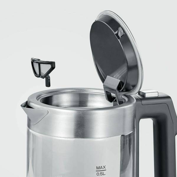 Severin - Bouilloire Severin WK 3458 Noir Acier inoxydable 1100 W 500 ml - Image 3
