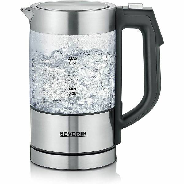Severin - Bouilloire Severin WK 3458 Noir Acier inoxydable 1100 W 500 ml - Image 1