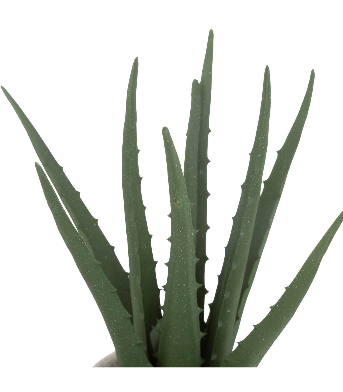 Plante artificielle Aloe vera Pot en coton H 29 cm - Imagen 2