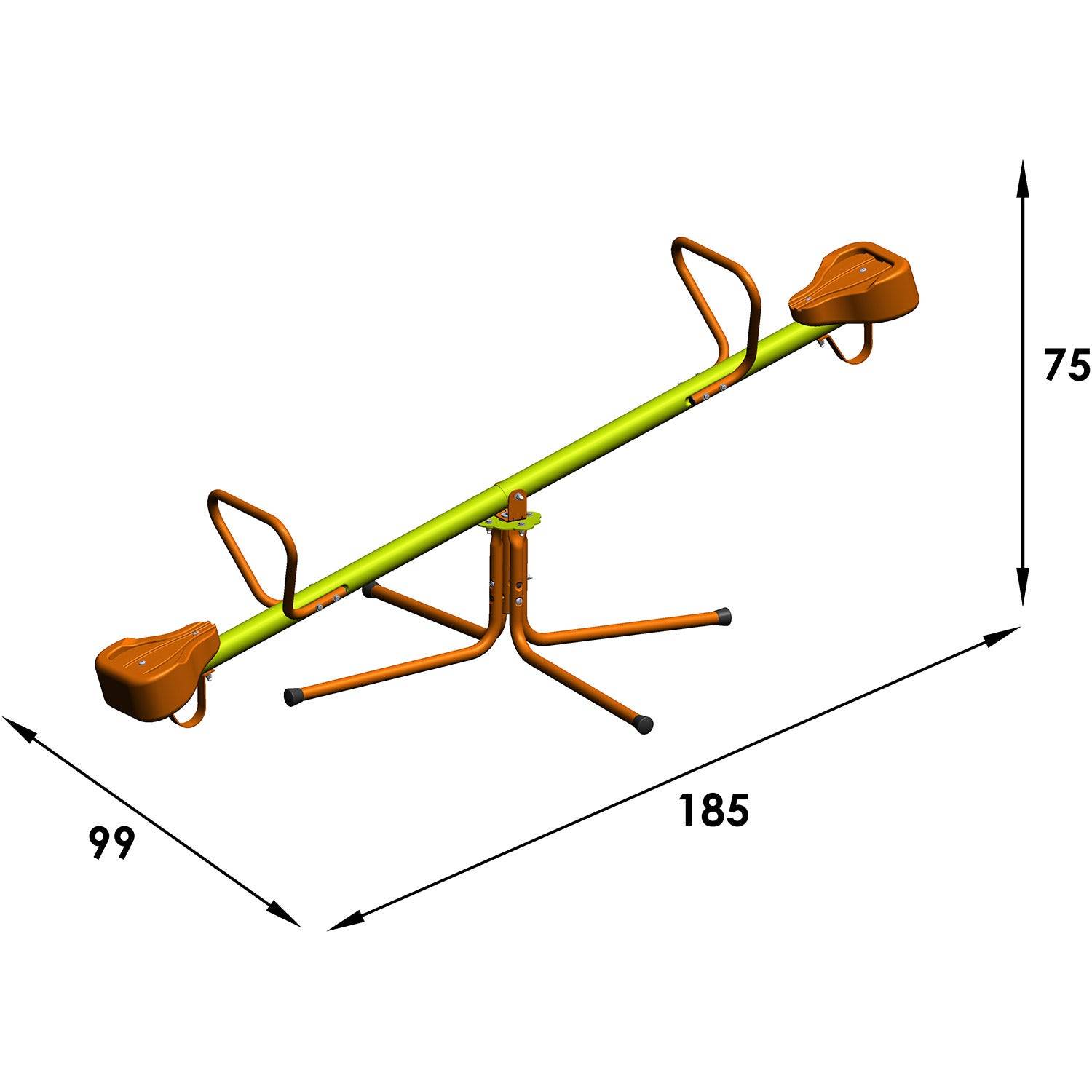 Trigano Jardin - Bascule rotative 360 Coucou Trigano 2 4 enfants - Image 3