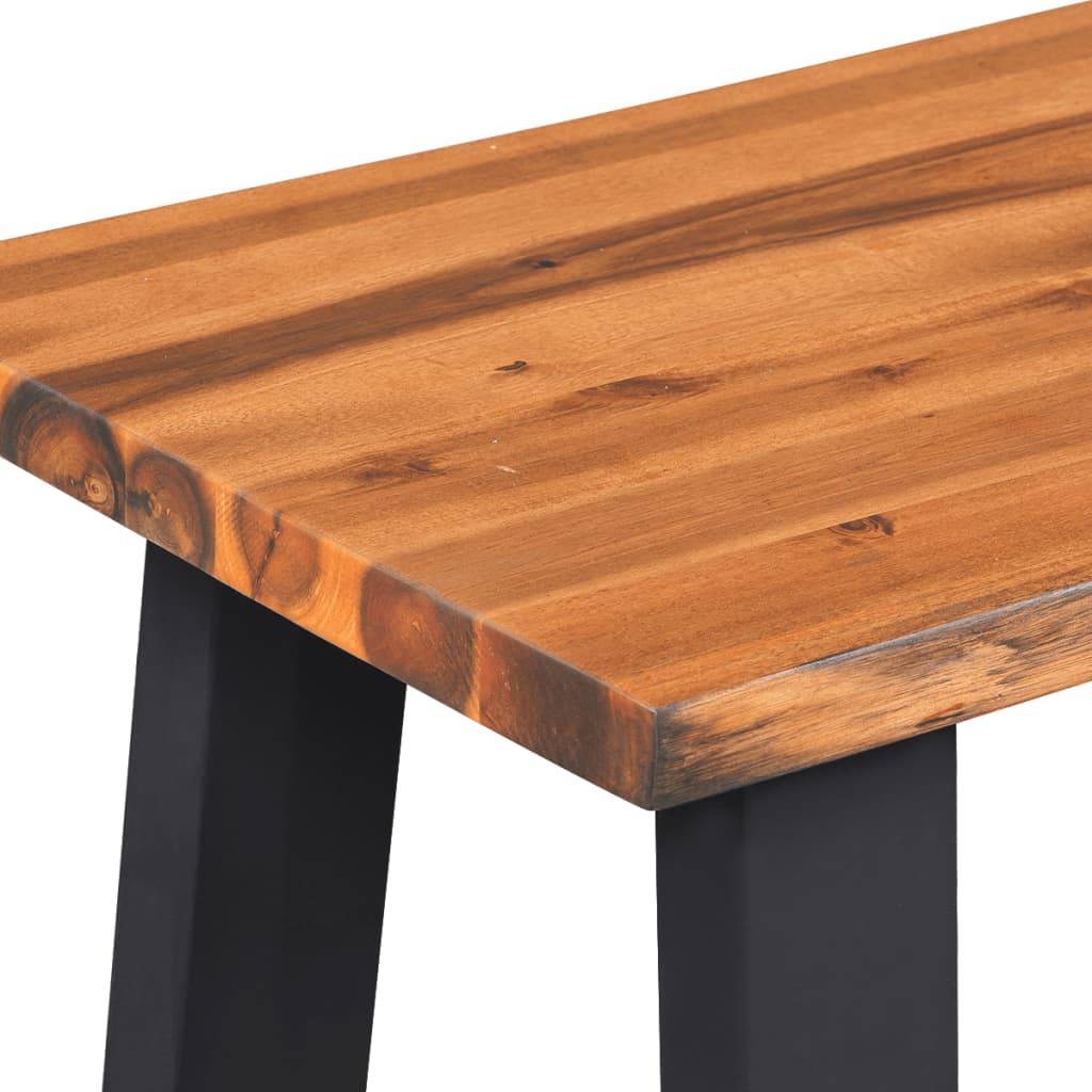 Vidaxl - Banc en acacia - vidaXL - Bois - Marron Brun - Imagen 6