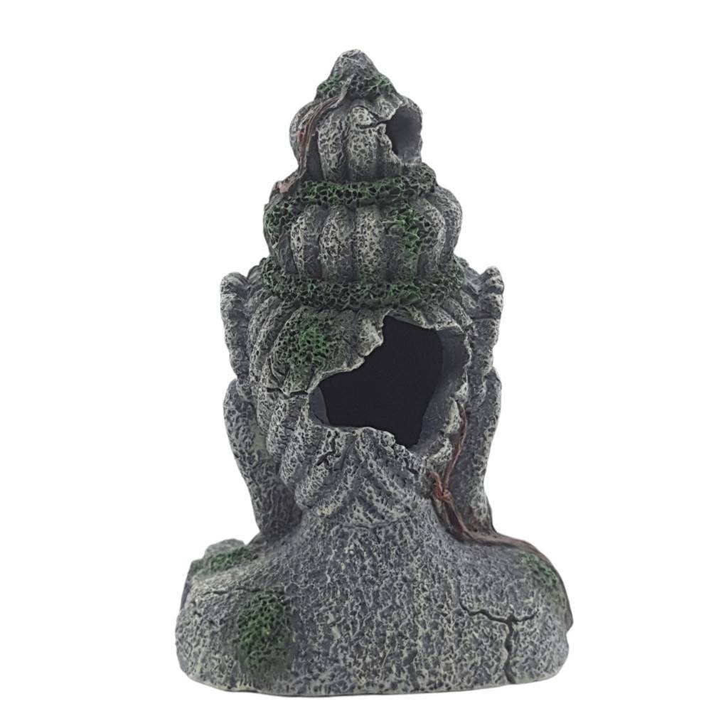 Statue Asie Tête, hauteur 12.5 cm, décoration aquarium - Image 3