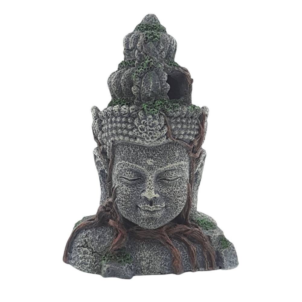 Statue Asie Tête, hauteur 12.5 cm, décoration aquarium - Imagen 1