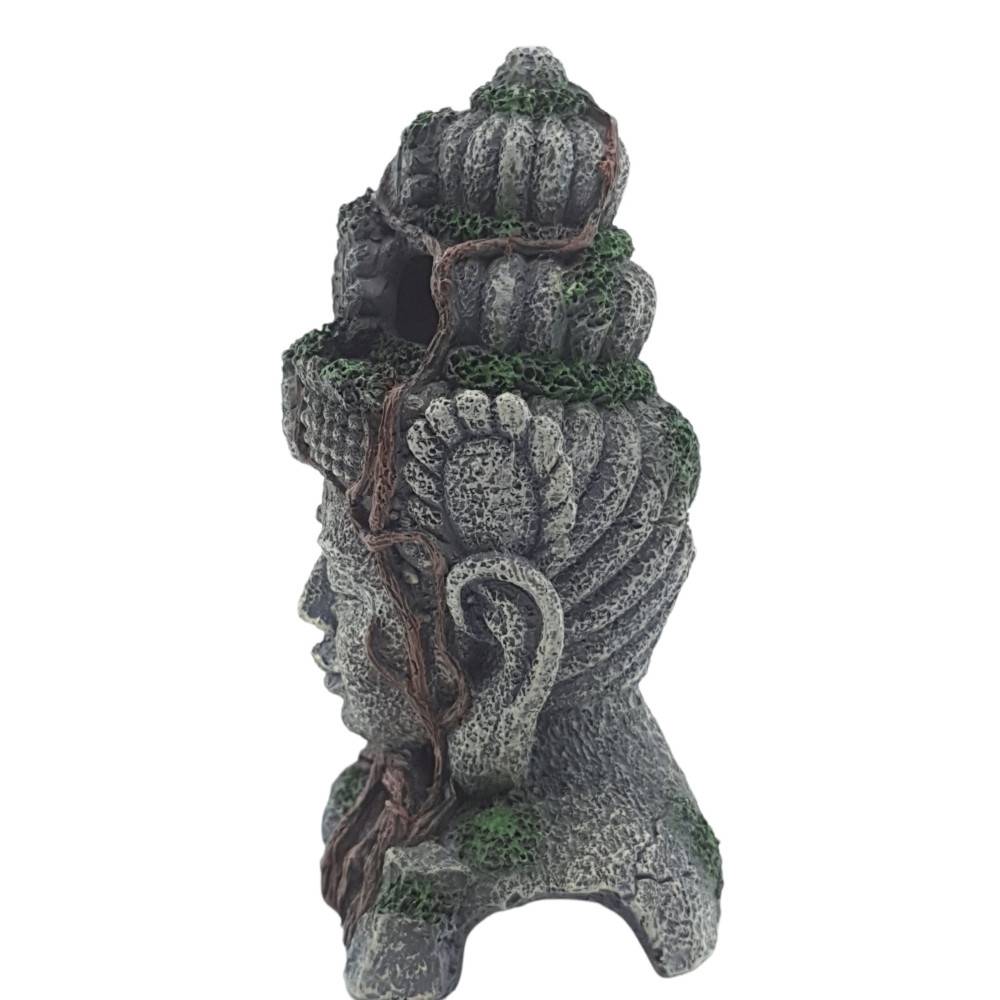 Statue Asie Tête, hauteur 12.5 cm, décoration aquarium - Image 6