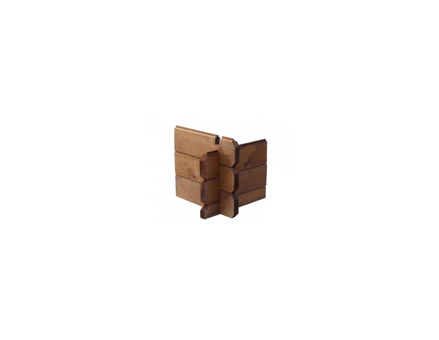 Altanka - Abri de jardin en bois - 9m2 - 3x3m - Traité - Ep. 28mm - Couleur: marron - DOM636 - ALTANKA - Imagen 4