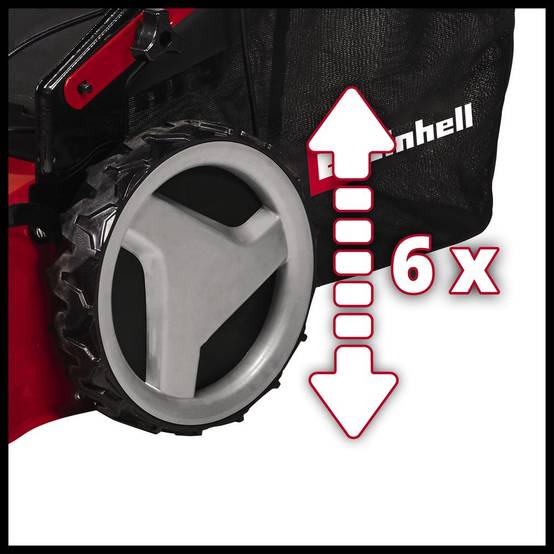 Einhell - Tondeuse à gazon thermique tractée – GC-PM 51/3 S HW – moteur 4T – 51 cm – 170 cm³ – 2,7 kW – bac 70 L – jusqu’à 1800 m² - Image 5