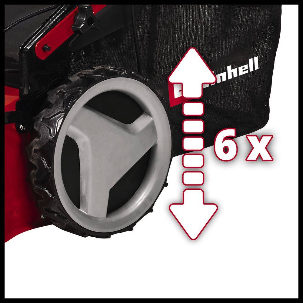 Einhell - Tondeuse à gazon thermique tractée – GC-PM 51/3 S HW – moteur 4T – 51 cm – 170 cm³ – 2,7 kW – bac 70 L – jusqu’à 1800 m² - Image 5