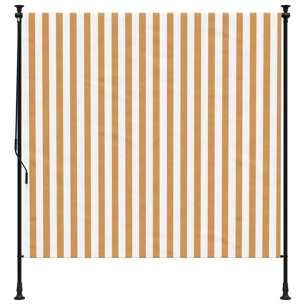 Vidaxl - Store roulant d'extérieur orange et blanc 200x270cm tissu acier vidaXL 368771 - Image 8