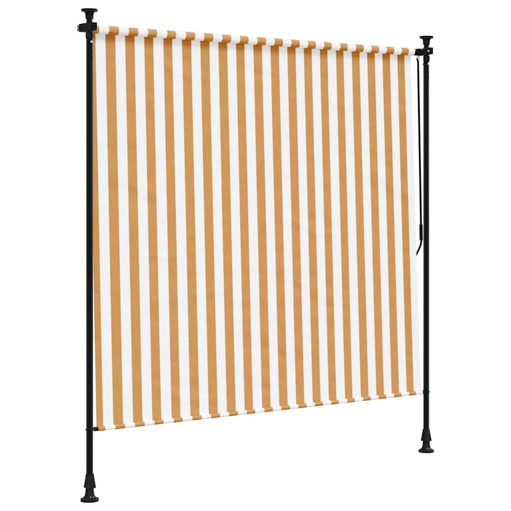 Vidaxl - Store roulant d'extérieur orange et blanc 200x270cm tissu acier vidaXL 368771 - Image 6