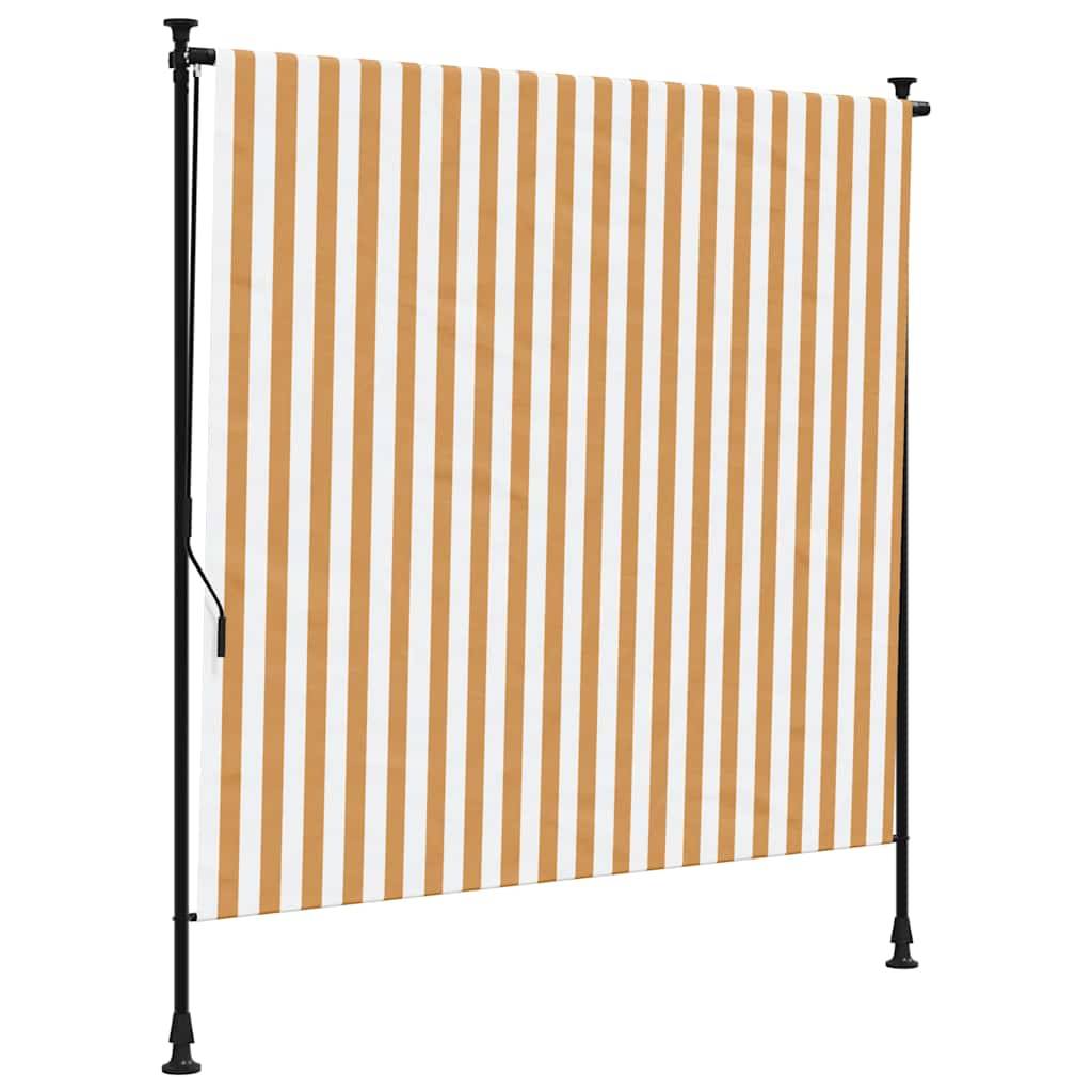 Vidaxl - Store roulant d'extérieur orange et blanc 200x270cm tissu acier vidaXL 368771 - Image 2