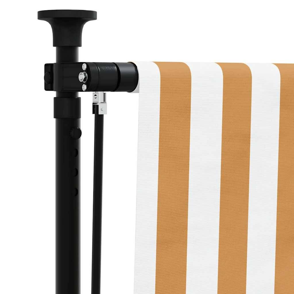Vidaxl - Store roulant d'extérieur orange et blanc 200x270cm tissu acier vidaXL 368771 - Image 4