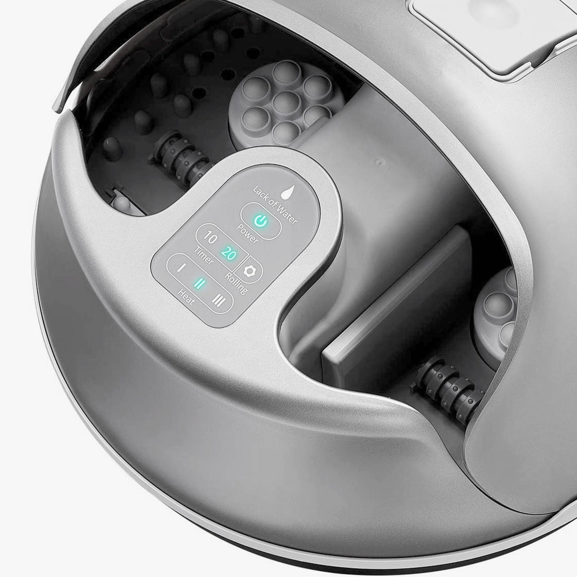 Fishtec - Masseur de pieds vapeur FISHTEC, sauna et massage simultané, 3 modes, 42-51°C, 2 vitesses, minuterie, réservoir et couvercle amovibles - Image 4