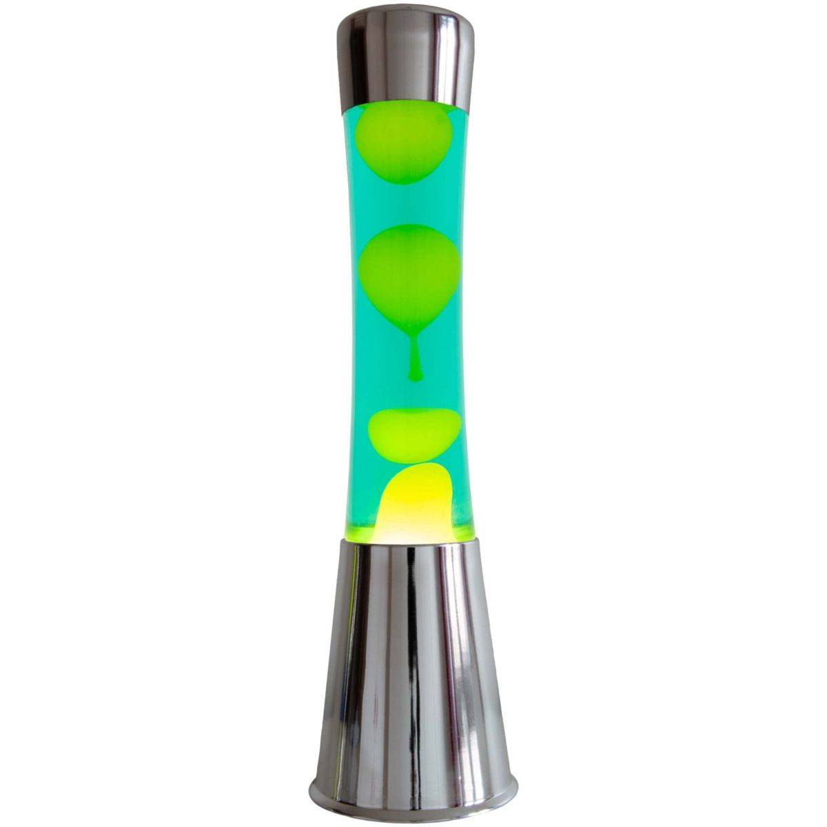Fisura - Lampe à poser en métal et verre Lave