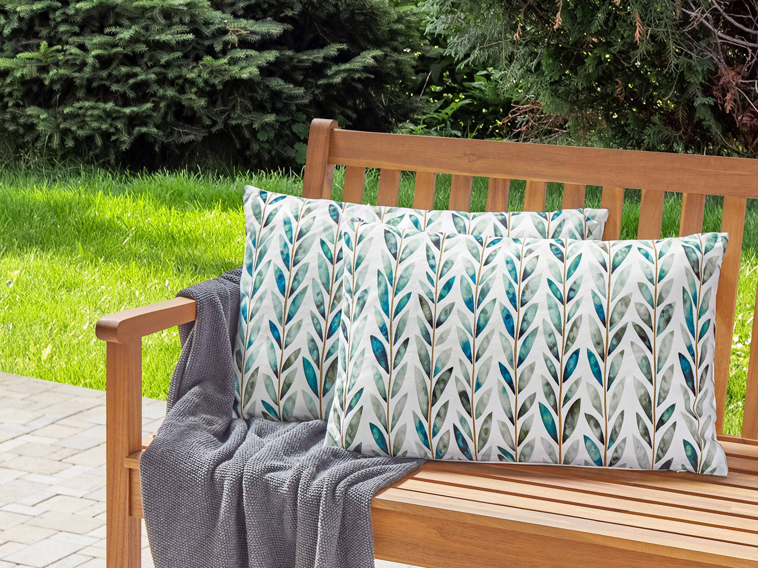 Beliani - Coussin d'extérieur Polyester Vert LOANO - Beliani - Imagen 1