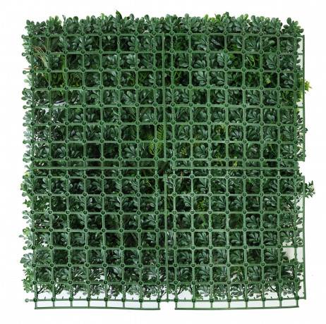 James Grass - France Green - Mur végétal feuillage artificiel Xcaret 1m x 1m, Long 3 m - Imagen 2