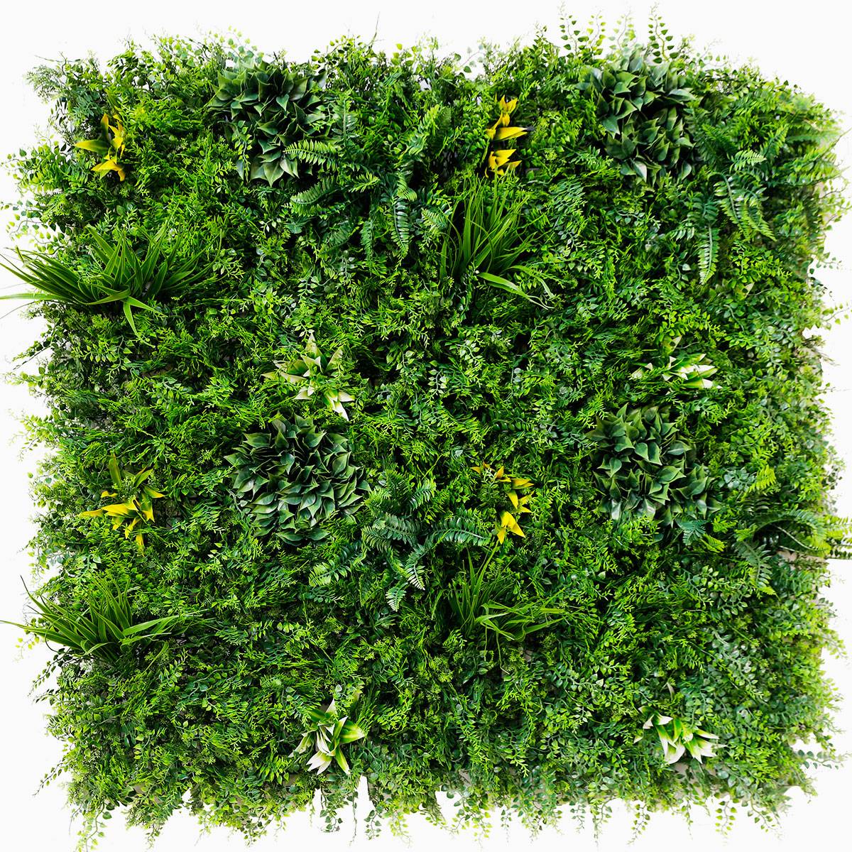 Fougère-Dense Mur vegetal artificiel Plaque de 1M X 1M - Image 1