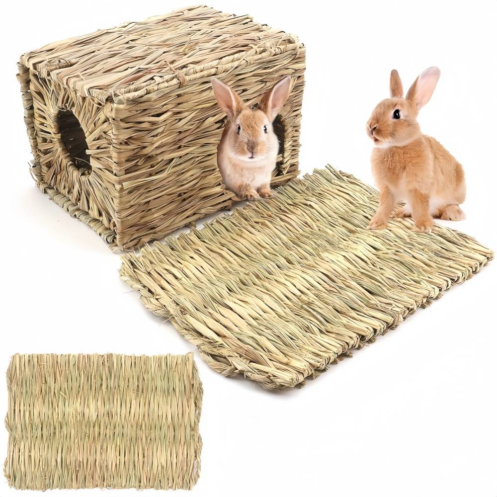 DtopbuyAge - Maison De Paille Pour Lapins CochonsInde Chinchillas Furets DtopbuyAge - Image 1